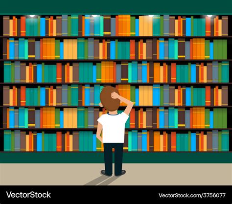 Library Royalty Free Vector Image - VectorStock