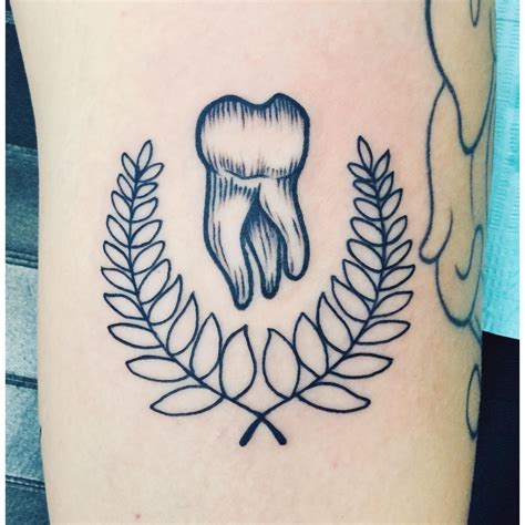 Illustrative Tooth Tattoo For The Tooth Obsessed Matt Skin At Full