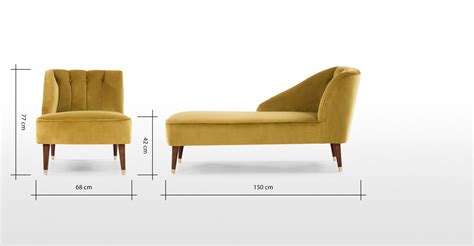 Margot Left Right Hand Facing Chaise Longue Left Hand Antique Gold