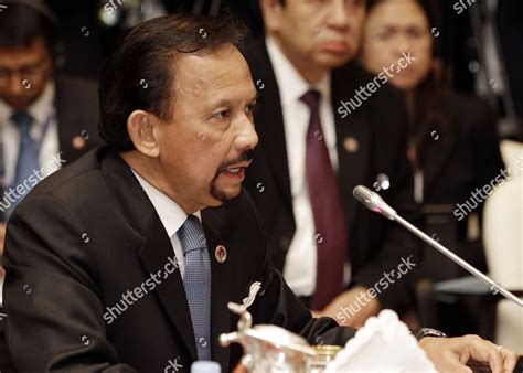 Bruneis Sultan Hassanal Bolkiah Attends Th Editorial Stock Photo