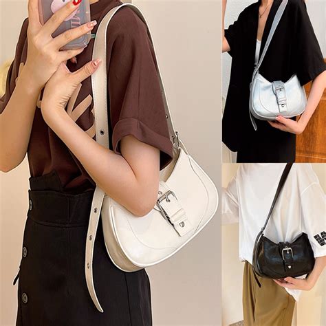 Jual Ready Tas Selempang Fashion Kulit Tas Ketiak Wanita Tas Baguette