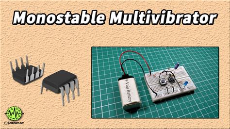 Monostable Multivibrator using 555 Timer IC