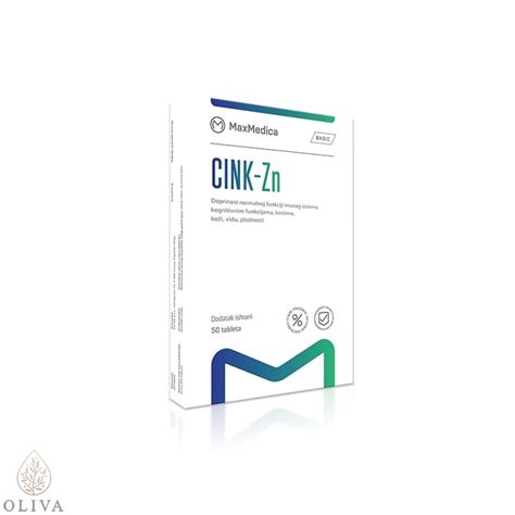 Cink Zn Tbl Maxmedica Oliva Online Apoteka