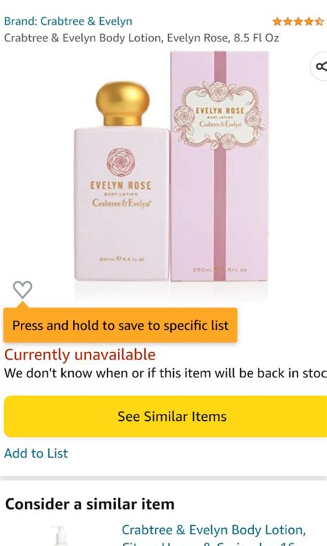 Bnib Crabtree And Evelyn Body Lotion Evelyn Rose Beauty And Personal Care Bath And Body Body