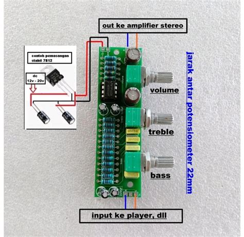 Modul Stereo Tone Control Ne V Kit Tone Control Stereo Lazada