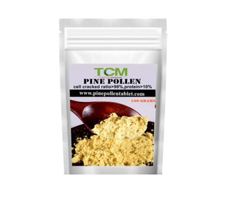 Pine Pollen Powder Retail G Tcm Adaptogen Warehouse