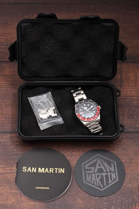 San Martin Sn Pepsi Gmt Rolex Tudor Homage Men S Fashion