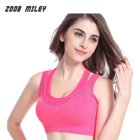 Women Sexy Sports Bra Shockproof Running Jogging Sleeveless Gym Fitness