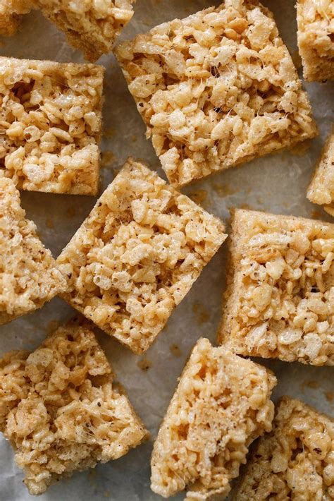 Caramelized Brown Butter Rice Krispies Treats Recipe Recipe Rice