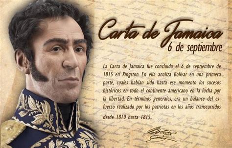 Hace 208 años Simón Bolívar escribe la Carta de Jamaica Yvke Mundial