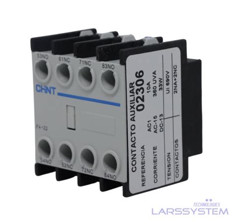 BLOQUES AUXILIARES 2NA 2NC PARA CONTACTOR FRONTAL LARSSYSTEM