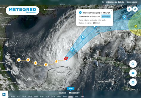 En unas horas el devastador huracán Milton impactará en Florida la