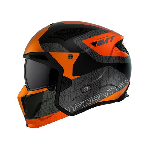 Mt Helmets Streetfighter Sv S Totem B Arancio Opaco Motostorm It