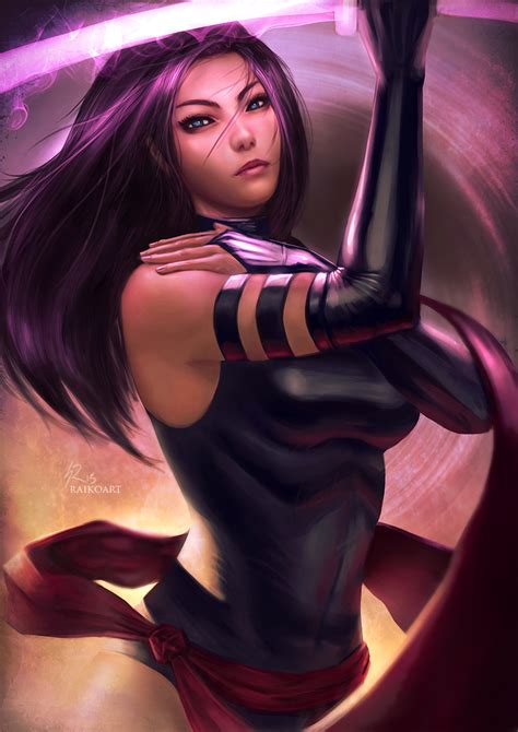 Psylocke Marvel And 1 More Drawn By Raikoart Danbooru