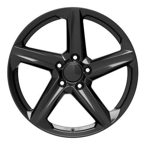 C Corvette Reproduction Replica Gloss Black Spoke Rim