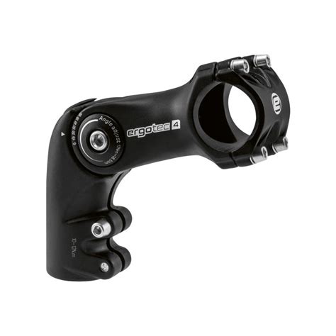 Ergotec Attacco Manubrio Octopus Ahead 50 90mm 31 8mm Regolabile Nero