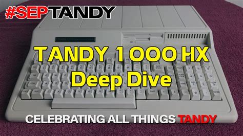 Tandy 1000 HX 8088 Personal Computer SepTandy 2021 YouTube