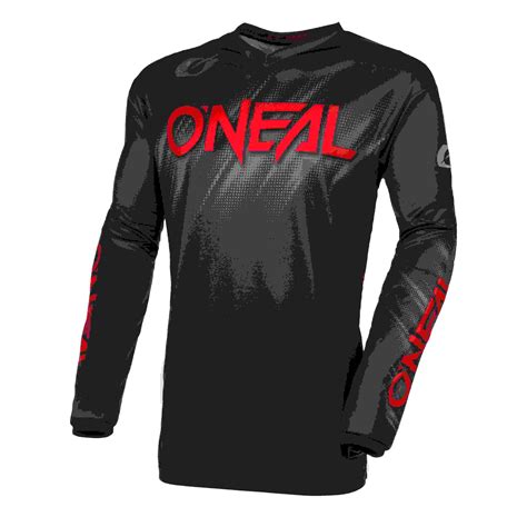 O Neal Element Voltage Fr Jersey Trikot Lang Schwarz Rot Oneal