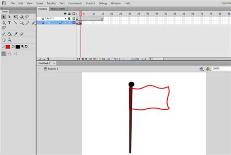 Flag Animation In Flash Geeksforgeeks