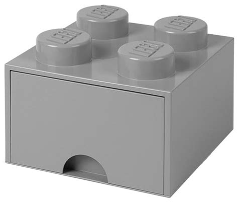 Lego Rangements Pas Cher Brique Gris Pierre De Rangement Lego