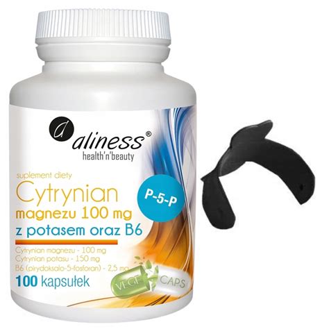 ALINESS CYTRYNIAN MAGNEZU 100 Mg Z POTASEM 150 Mg B6 P 5 P 100 Vkaps