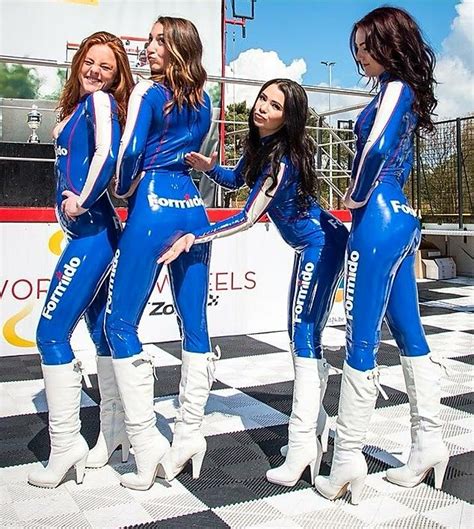 Grid Girls Grid Girls Paddock Girls White Boots