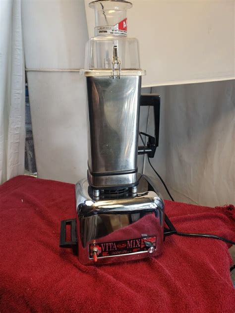 Vintage Vitamix 3600 Plus Blender Mixer Stainless Steel Tested Working Nice Ebay