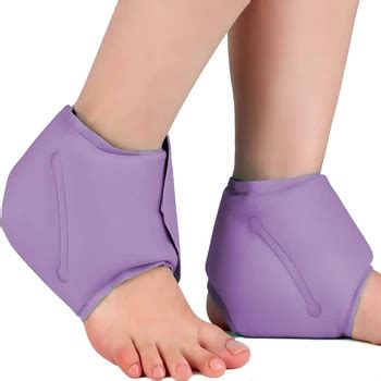 Bellewins Flexible Gel Cold Pack Ankle Ice Pack Wrap Hot Cold Therapy Compression For Ankle