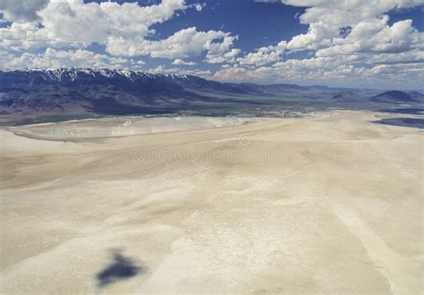 Aerial Image of the Alvord Desert, Oregon, USA Stock Image - Image of ...