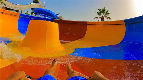 Space Bowl Water Slide At Slide And Splash Water Park Youtube