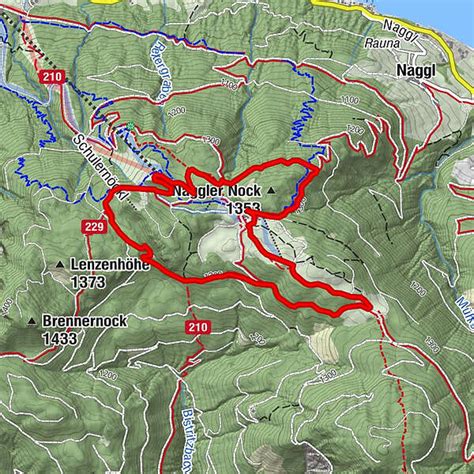 Rundwanderweg 3 Täler Blick BERGFEX Wanderung Tour Kärnten