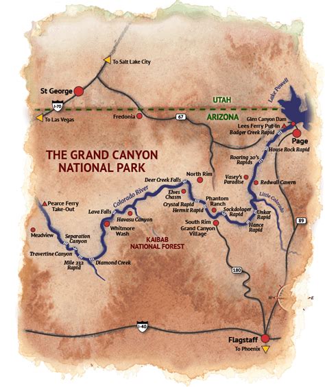 Map Colorado River Grand Canyon – Get Map Update