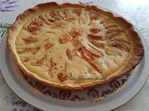 Tarte aux pêches de vigne Recipe Desserts Food Apple pie