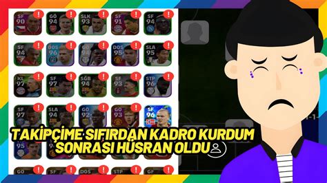 Tak P Me Sifirdan Kadro Kurdum Sonrasi H Sran Oldu Efootball