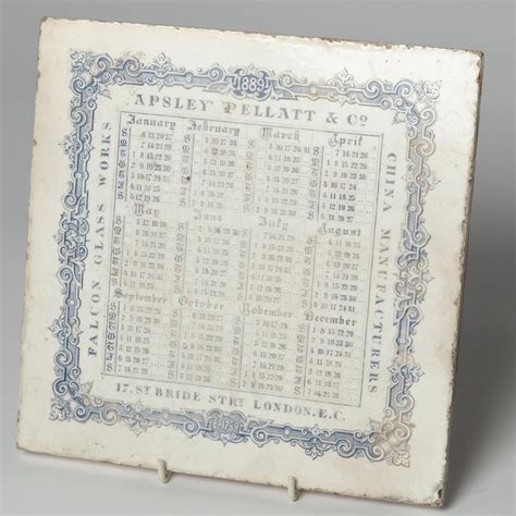 calendar tile nikki page antiques