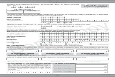 MANDATE CUM REGISTRATION