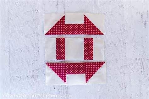 Churn Dash Quilt Block Adventures Of A Diy Mom