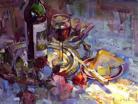 Genre Still Life Tom Nachreiner American Impressionist