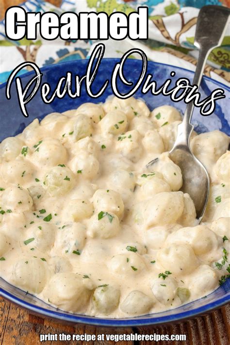 Creamed Pearl Onions Vegetable Recipes