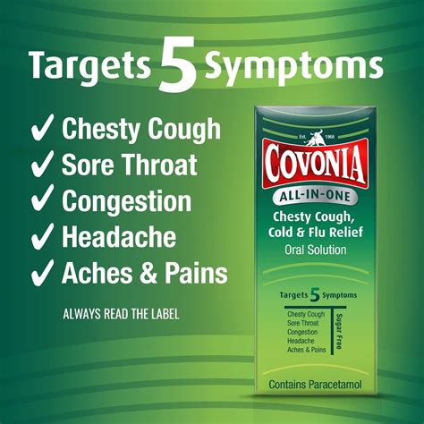 Covonia All In One Chesty Cough Ml Targets Symptoms Cold Flu