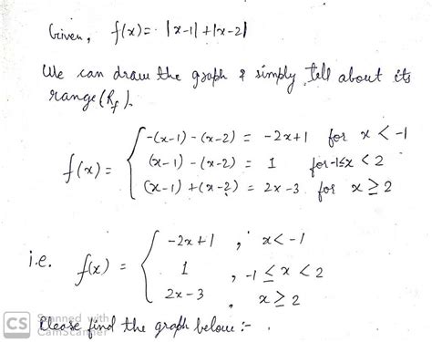 Find The Domain And Range Of The Function F X 𝑥 1 𝑥 2 Maths