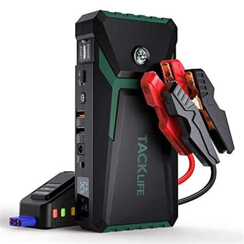 Tacklife T Newer Model A Peak Mah Car Jump Starter With Lcd