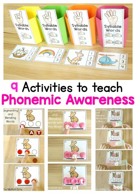 Phonemic Awareness Activities For Kindergarten