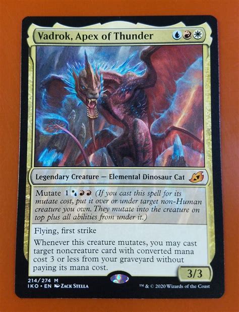 1x Vadrok Apex Of Thunder Ikoria Lair Of Behemoths MTG Magic Cards