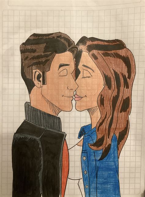 Troy Burrows And Emma Goodall Kissing By Matiriani28 On Deviantart