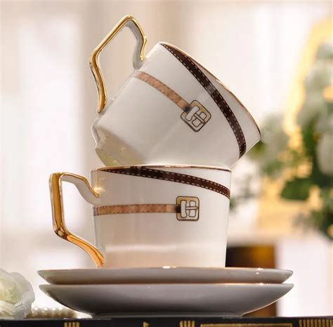 European British Ceramic Bone China Tea Set Coffee Set Aristocracy Cup