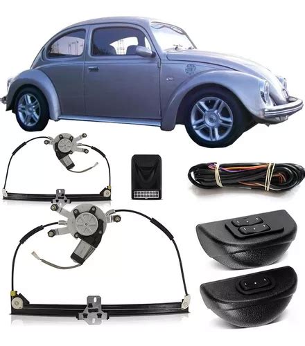 Kit Vidro El Trico Vw Fusca Vidro Inteiri O P Sensorizado