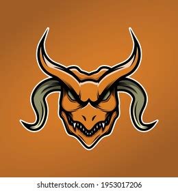 Dragon Head Mascot Logo Vector Image Stock Vector (Royalty Free) 1953017206 | Shutterstock