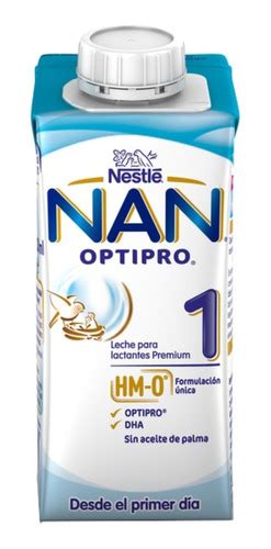 Leche de fórmula líquida Nestlé Nan Optipro 1 en brick 6 unidades de