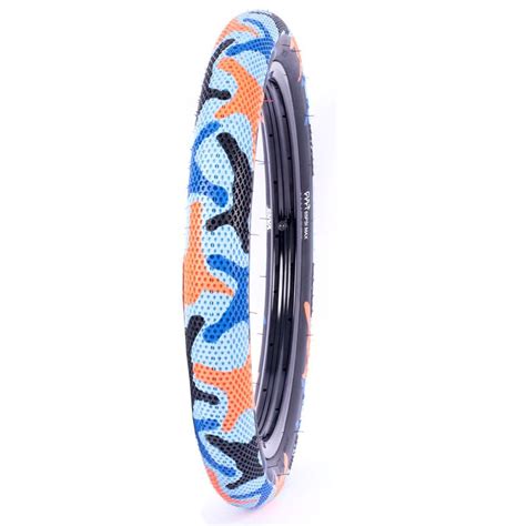 Bmx Tire Cult Vans Blue Orange Camo Bros Bike Store